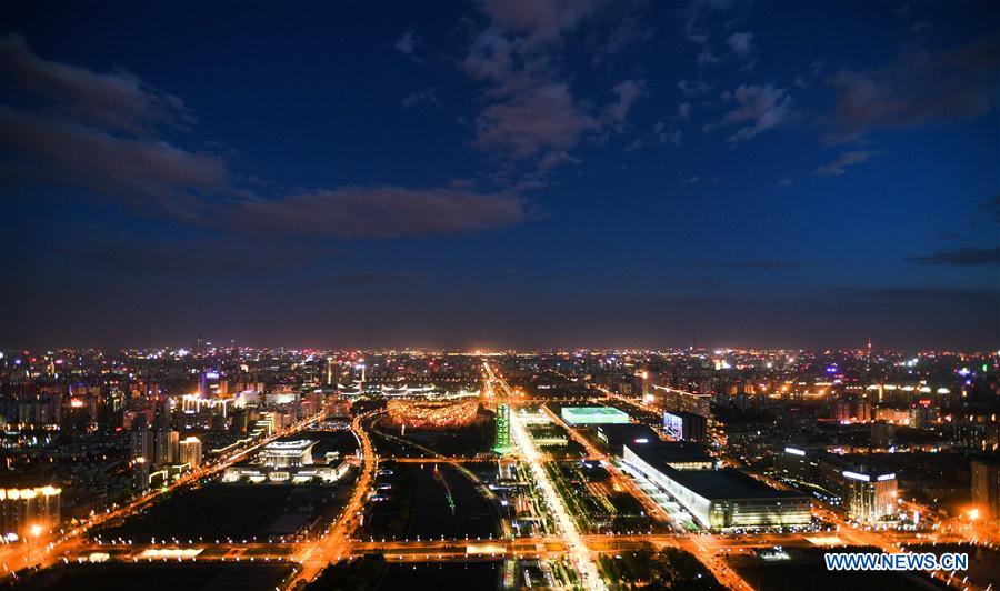 (BRF)CHINA-BEIJING-BELT AND ROAD FORUM-NIGHT VIEW (CN)