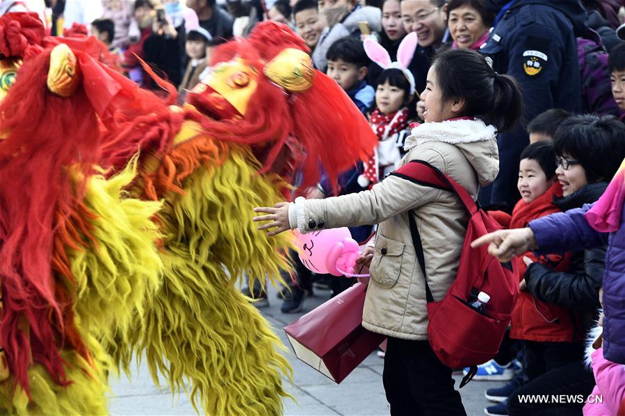 CHINA-SHANDONG-LION DANCE (CN)