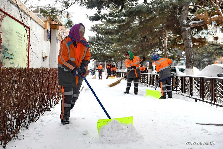 CHINA-CHANGCHUN-SNOWFALL (CN)