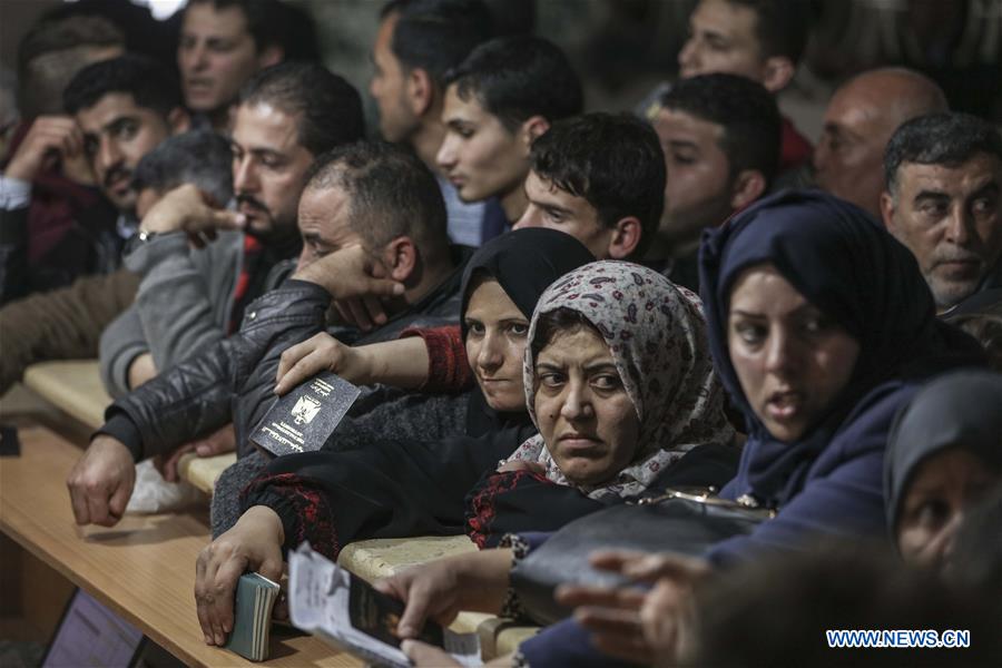 MIDEAST-GAZA STRIP-RAFAH CROSSING-OPENING