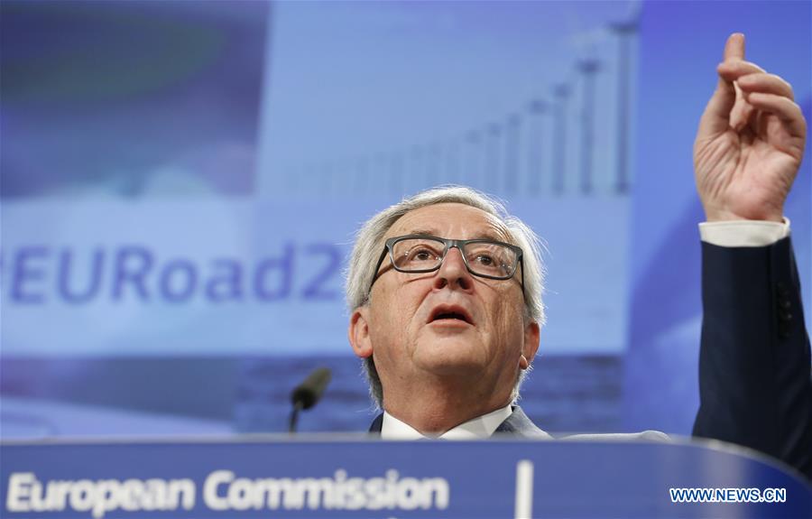 BELGIUM-BRUSSELS-EU-JUNCKER-PRESS CONFERENCE