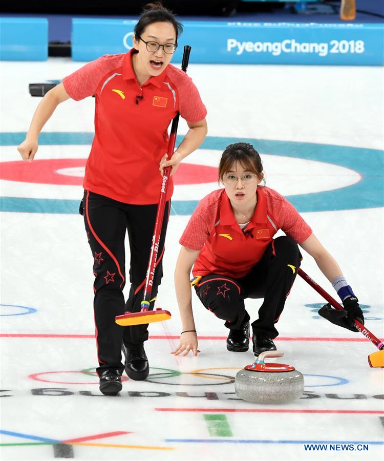 (SP)OLY-SOUTH KOREA-PYEONGCHANG-CURLING-WOMEN-ROUND ROBIN-CHN VS DEN