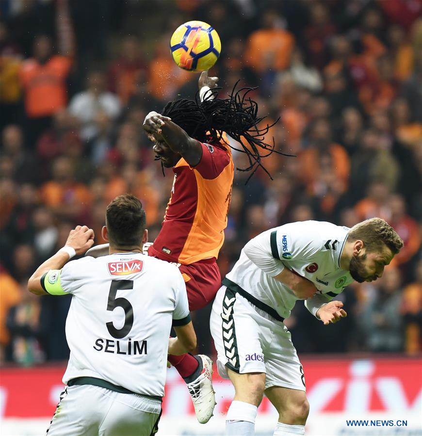 (SP)TURKEY-ISTANBUL-SOCCER-TURKISH SUPER LEAGUE-GALATASARAY VS ATIKER KONYASPOR