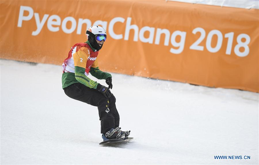 (SP)OLY-PARALYMPIC-SOUTH KOREA-PYEONGCHANG-SNOWBOARD-MEN'S CROSS-FINALS  