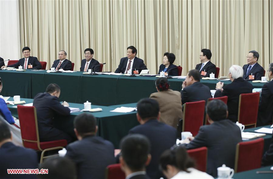 (TWO SESSIONS)CHINA-BEIJING-LI ZHANSHU-NPC-PANEL DISCUSSION (CN)