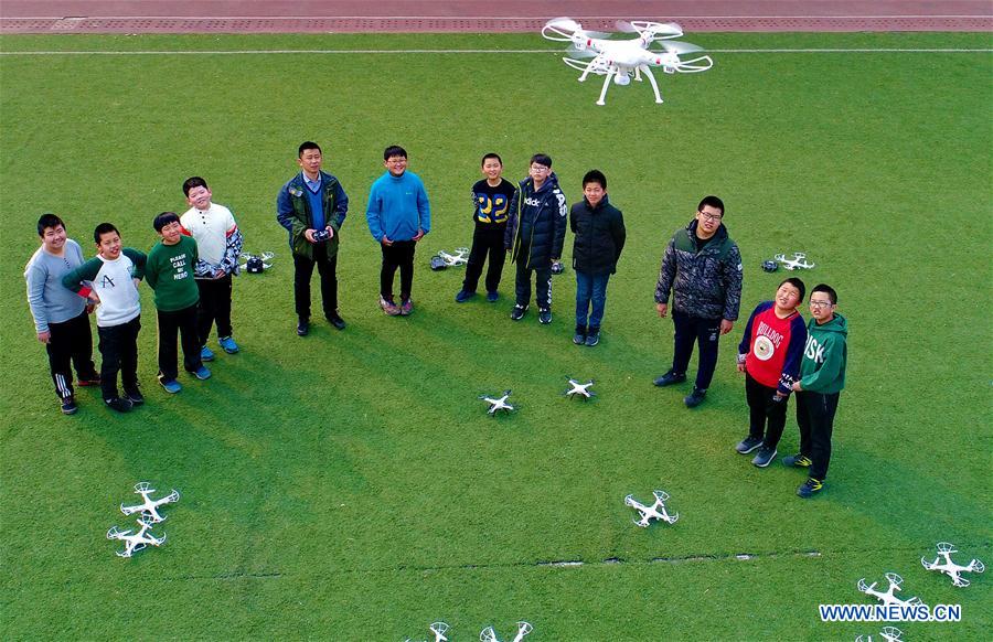 CHINA-HEBEI-EDUCATION-DRONE (CN)