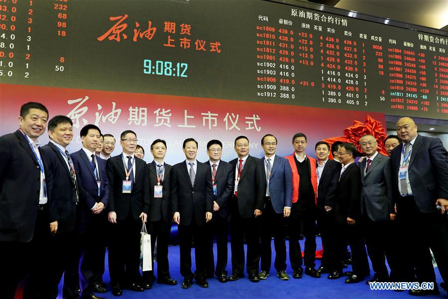 CHINA-SHANGHAI-CRUDE OIL-FUTURES-TRADING-LAUNCH (CN)