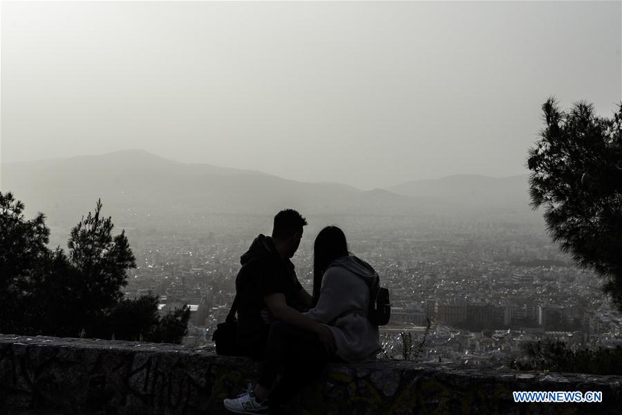 GREECE-ATHENS-DUST STORM