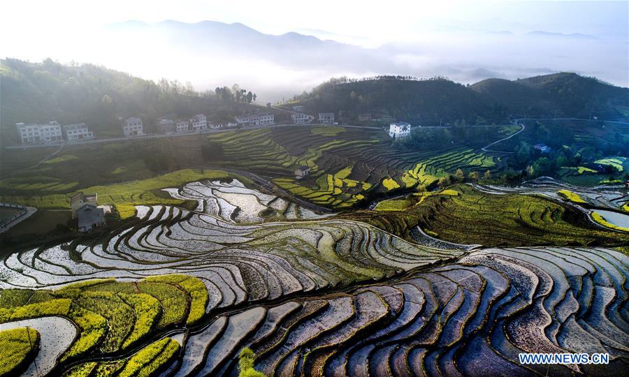 CHINA-SHAANXI-FENGYAN TERRACES-ANCIENT FARMING CULTURE (CN)