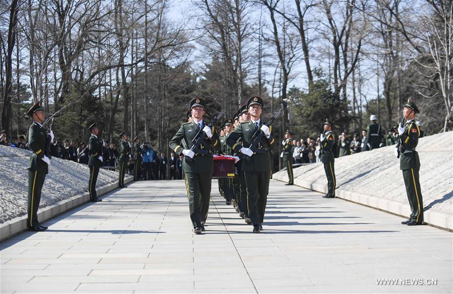 CHINA-SHENYANG-CPV SOLDIERS-BURIAL CEREMONY (CN)