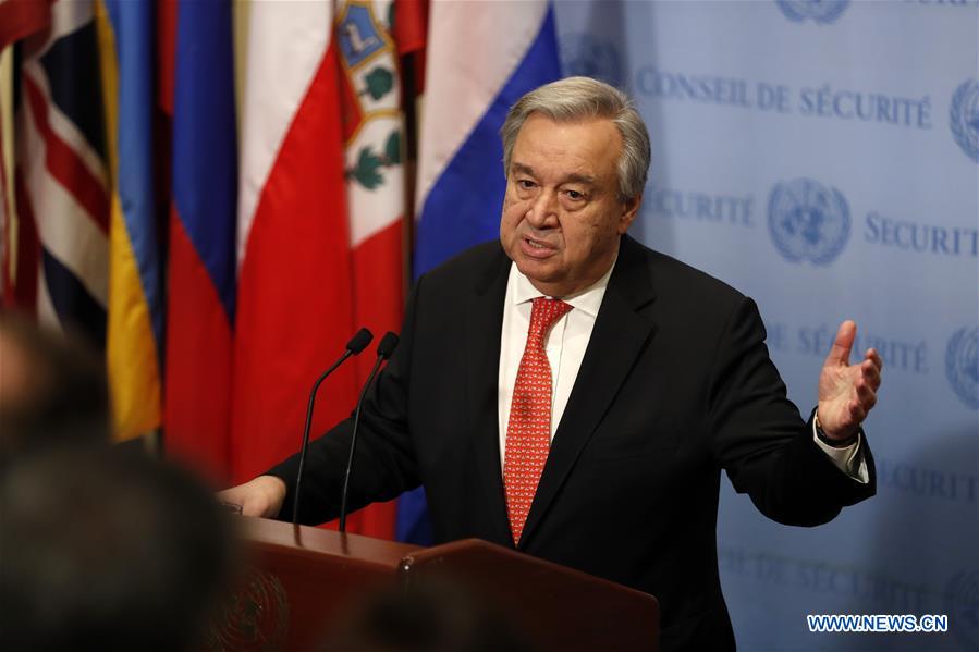 UN-ANTONIO GUTERRES-PRESS ENCOUNTER