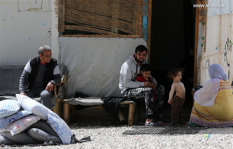 GREECE-RITSONA-REFUGEE CAMP-EU-SUPPORT