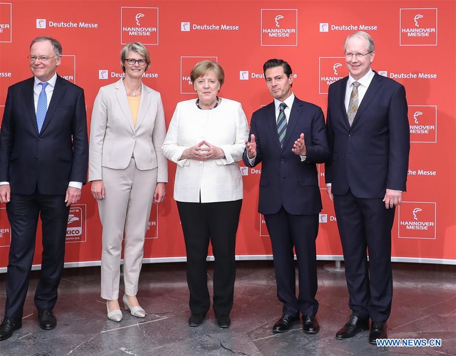 GERMANY-HANOVER-HANOVER FAIR-OPENING CEREMONY