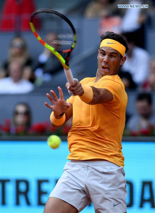 (SP)SPAIN-MADRID-TENNIS-MADRID OPEN-NADAL VS MONFILS