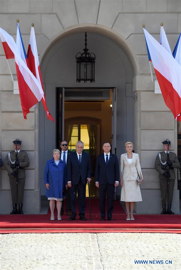 POLAND-WARSAW-CZECH-PRESIDENT-VISIT