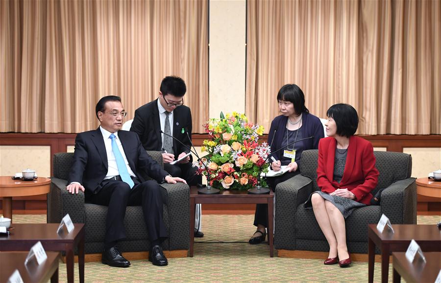 JAPAN-SAPPORO-CHINA-LI KEQIANG-HARUMI TAKAHASHI-MEETING