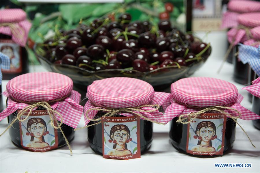 GREECE-METAXOCHORI-CHERRY FESTIVAL