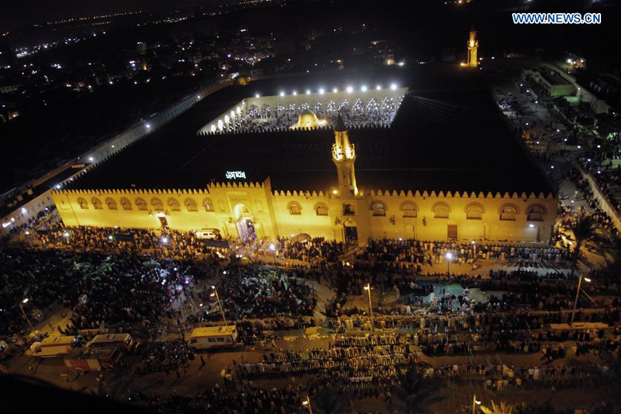 EGYPT-CAIRO-RAMADAN-LAYLAT AL-QADR-NIGHT PRAYER