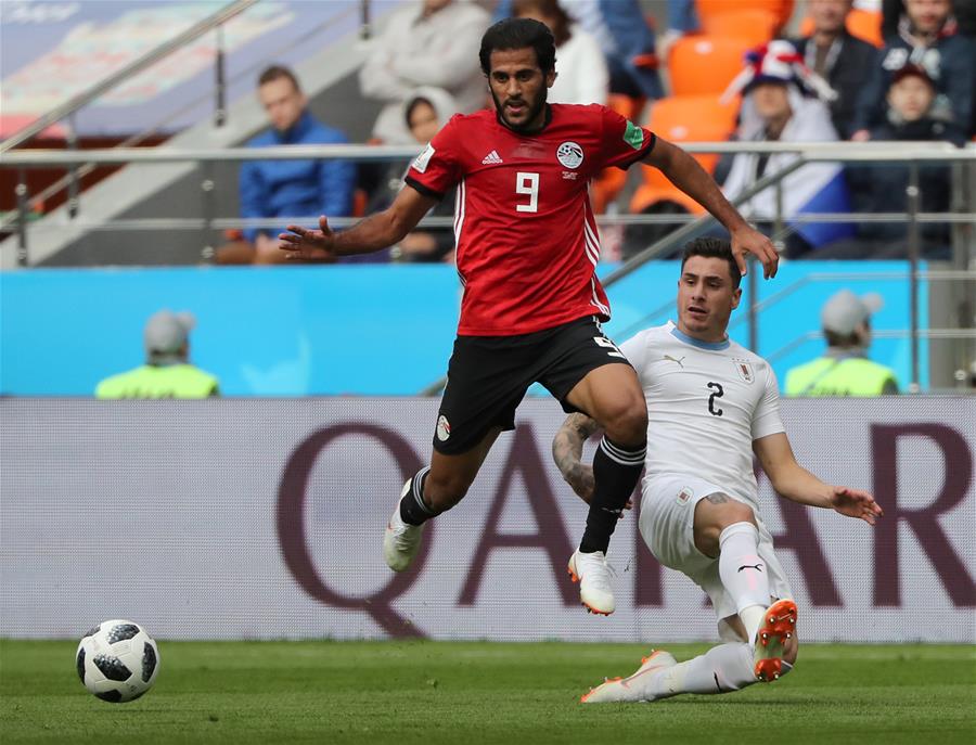 (SP)RUSSIA-YEKATERINBURG-2018 WORLD CUP-GROUP A-EGYPT VS URUGUAY