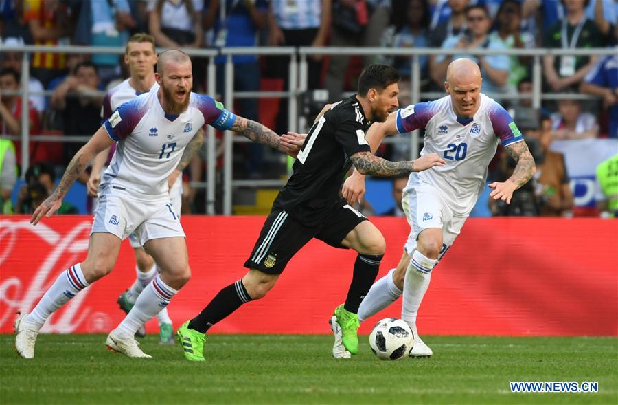 (SP)RUSSIA-MOSCOW-2018 WORLD CUP-GROUP D-ARGENTINA VS ICELAND