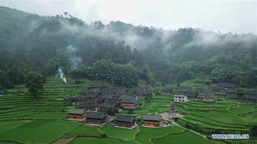 CHINA-GUIZHOU-RONGJIANG-DONG VILLAGE-SCENERY(CN)