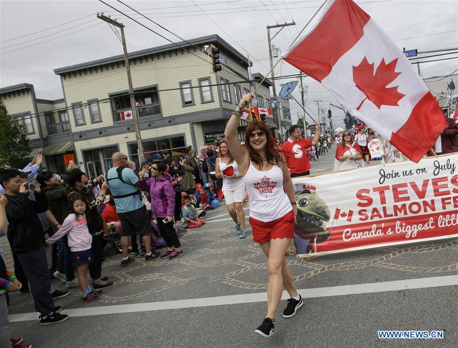 CANADA-RICHMOND-SALMON FESTIVAL PARADE-CANADA DAY