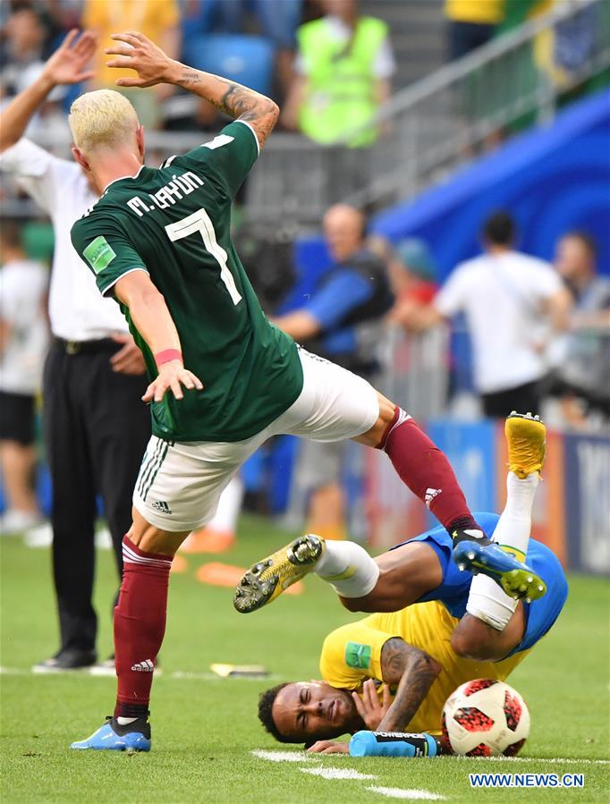 (SP)RUSSIA-SAMARA-2018 WORLD CUP-ROUND OF 16-BRAZIL VS MEXICO