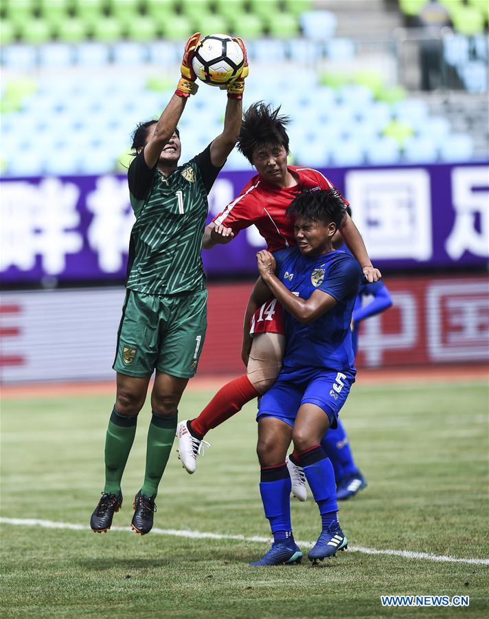 (SP)CHINA-DUYUN-INTERNATIONAL WOMEN'S YOUTH FOOTBALL TOURNAMENT DUYUN 2018 (CN)