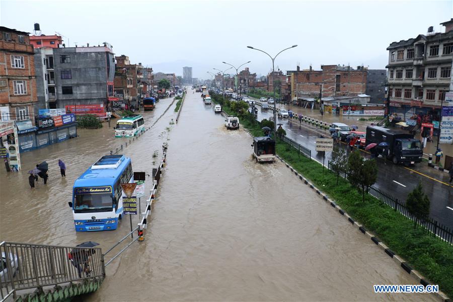 NEPAL-BHAKTAPUR-FLOOD-RAIN