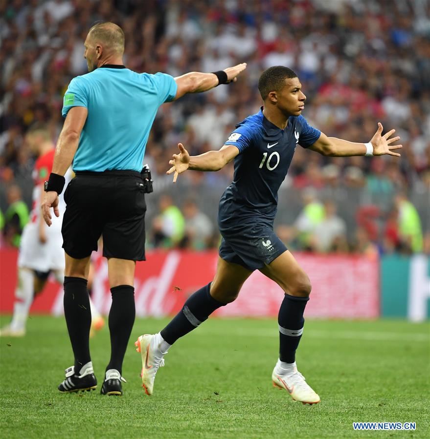 (SP)RUSSIA-MOSCOW-2018 WORLD CUP-FINAL-FRANCE VS CROATIA