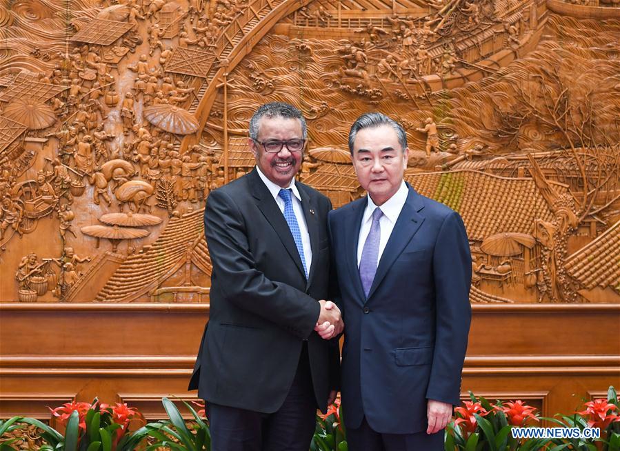 CHINA-BEIJING-WANG YI-WHO-MEETING (CN)