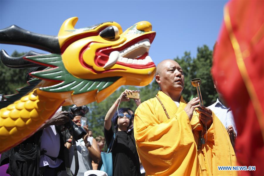 U.S.-NEW YORK-DRAGON BOAT AWAKENING CEREMONY