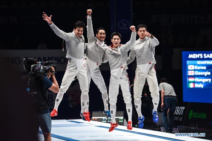 (SP)CHINA-JIANGSU-WUXI-FENCING-WORLD CHAMPIONSHIPS(CN)