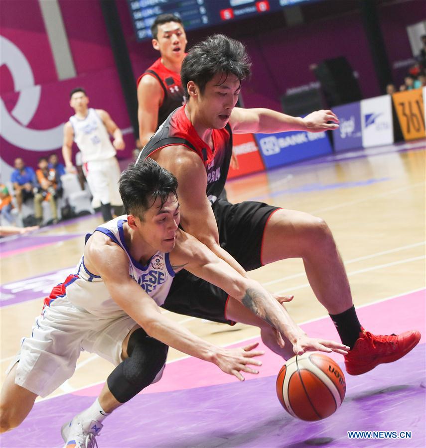 (SP)INDONESIA-JAKARTA-ASIAN GAMES-BASKETBALL-CHINESE TAIPEI VS JAPAN