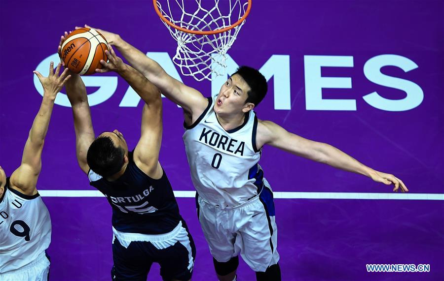 (SP)INDONESIA-JAKARTA-ASIAN GAMES-BASKETBALL-SOUTH KOREA VS MONGOLIA