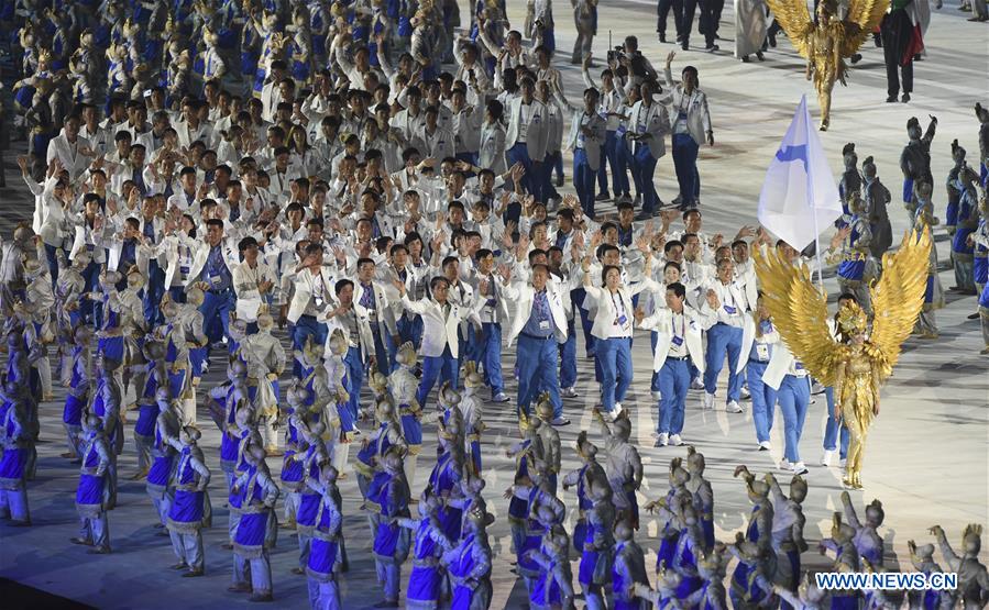 (SP)INDONESIA-JAKARTA-ASIAN GAMES-OPENING CEREMONY