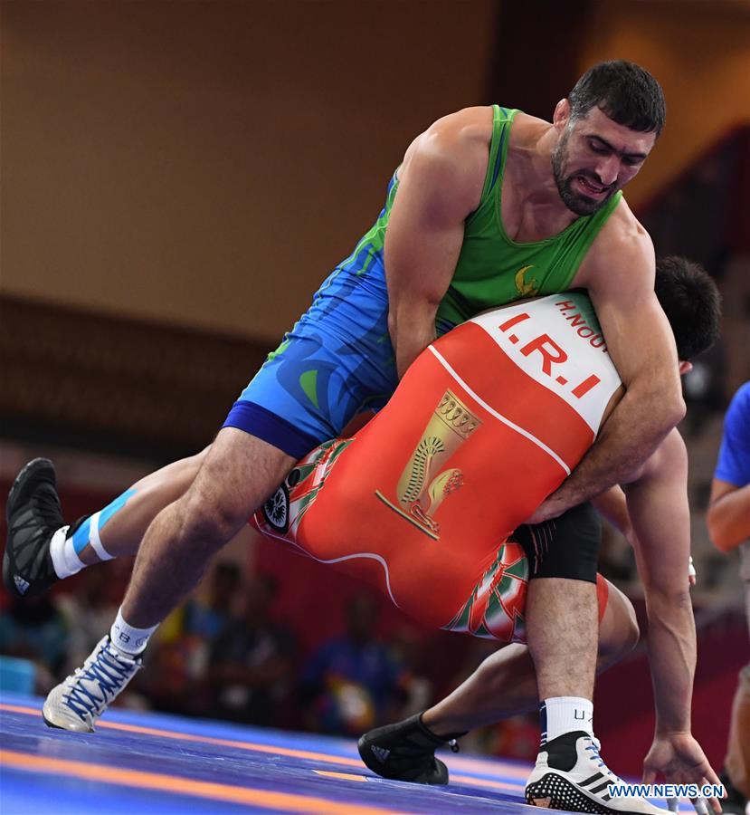 (SP)INDONESIA-JAKARTA-ASIAN GAMES-WRESTLING