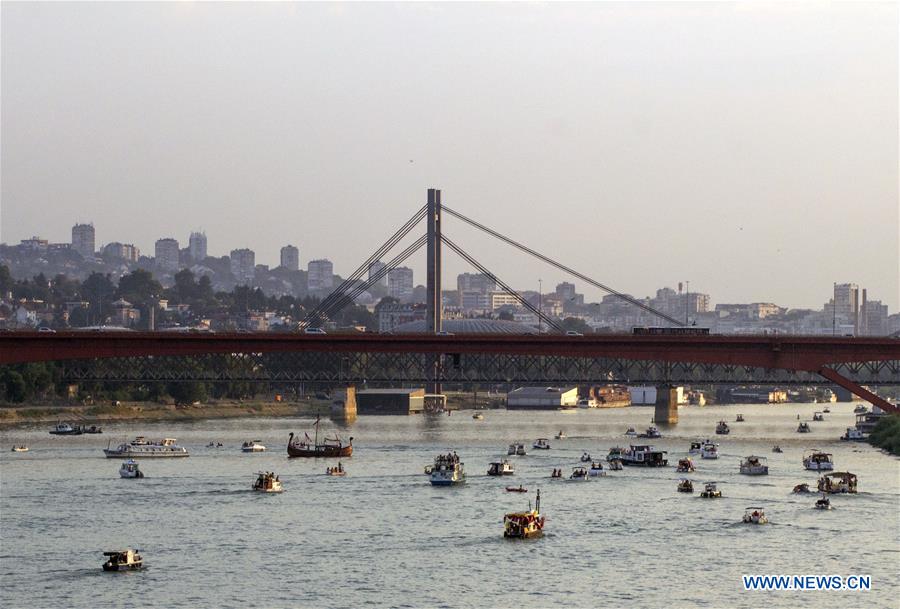 SERBIA-BELGRADE-TOURISM-BOAT CARNIVAL