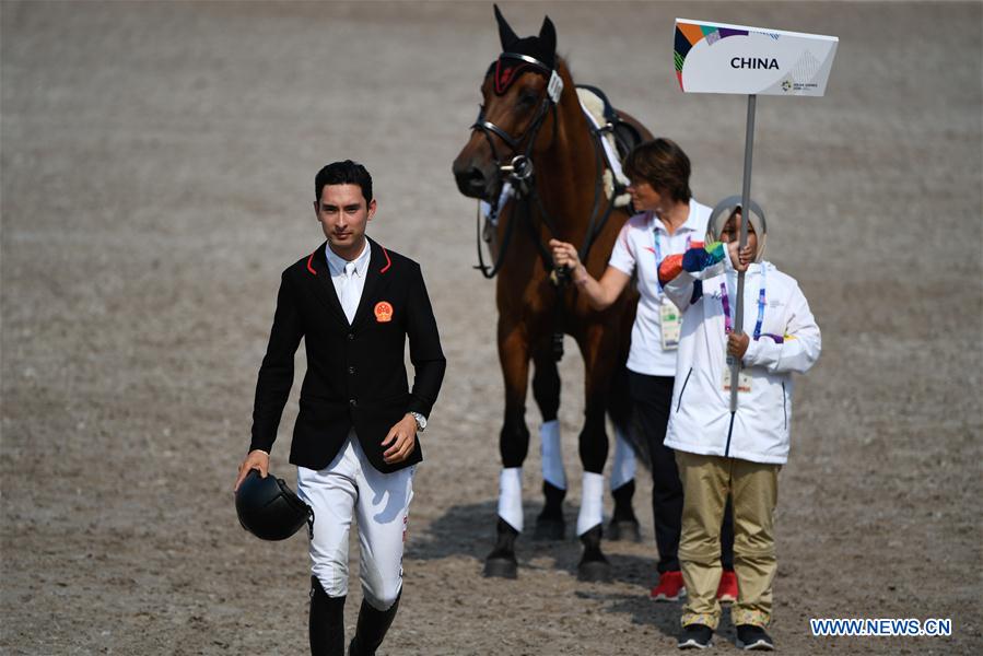 (SP)INDONESIA-PALEMBANG-ASIAN GAMES 2018-EQUESTRIAN-EVENTING INDIVIDUAL