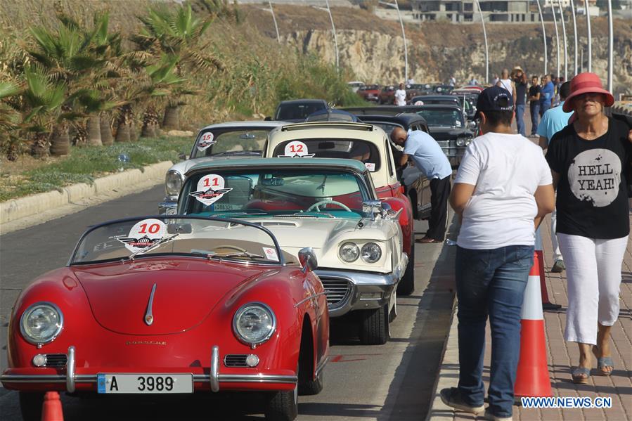 LEBANNON-BEIRUT-CLASSIC CAR-PARADE