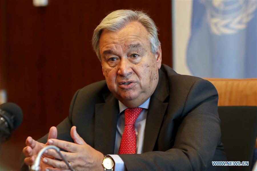 UN-SECRETARY GENERAL-CHINA-AFRICA COOPERATION-INTERVIEW