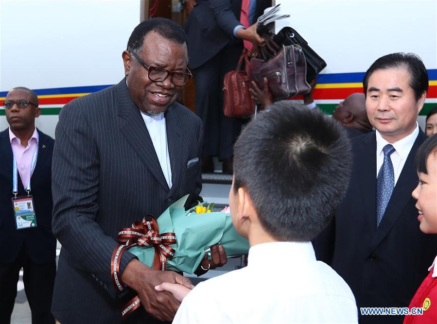 CHINA-BEIJING-NAMIBIAN PRESIDENT-ARRIVAL (CN)