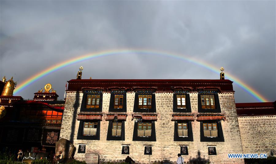 CHINA-LHASA-JOKHANG TEMPLE-SCENERY AFTER RAIN(CN)