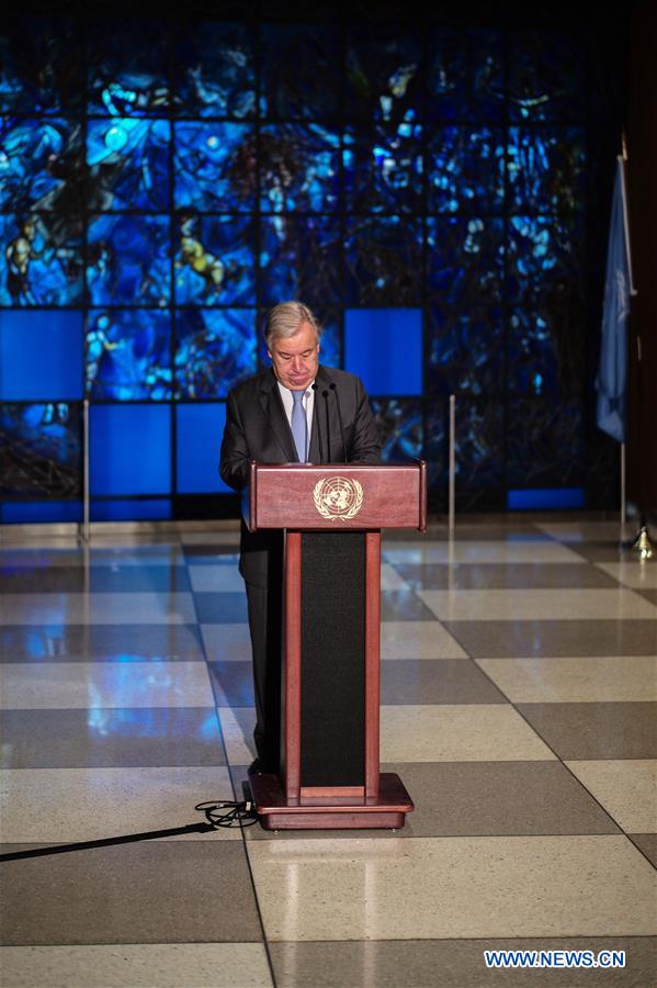 UN-FORMER CHIEF-DAG HAMMARSKJOLD-WREATH-LAYING CEREMONY