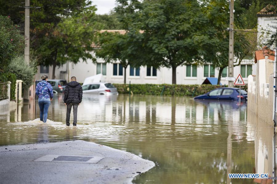 FRANCE-AUDE DEPARTMENT-FLOODS