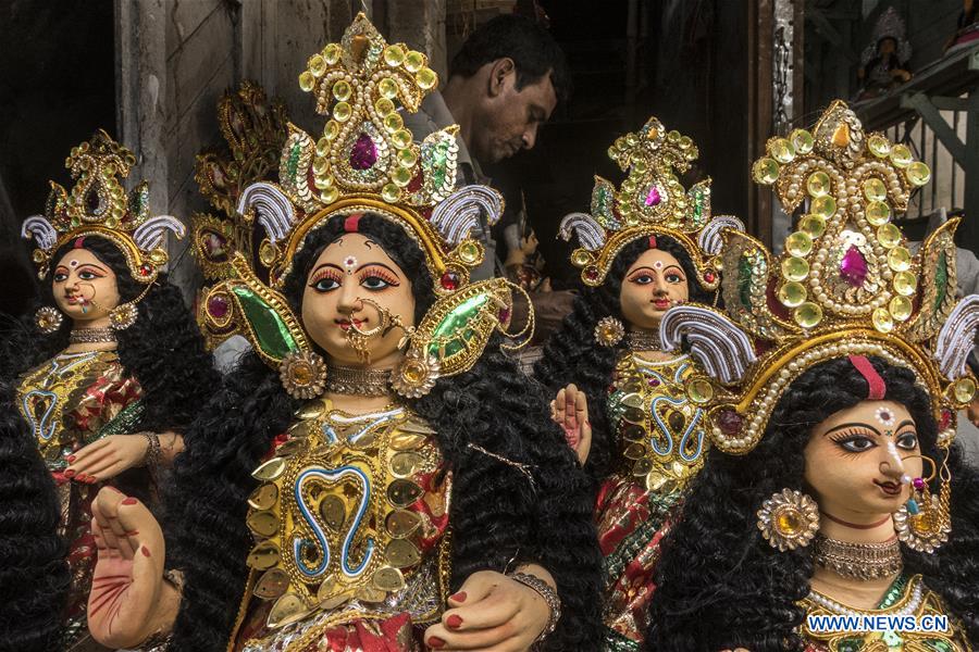 INDIA-KOLKATA-LAKSHMI IDOL