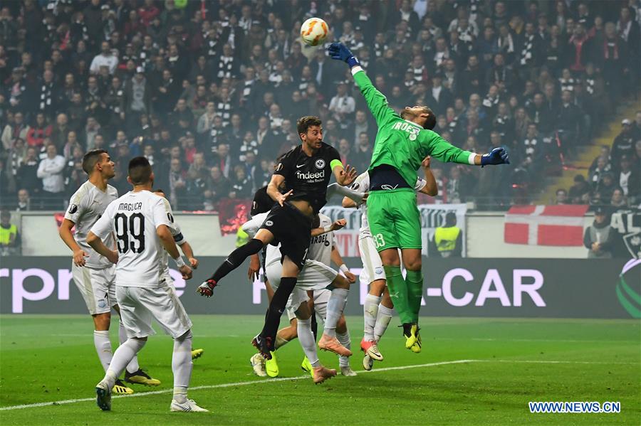 (SP)GERMANY-FRANKFURT-SOCCER-UEFA EUROPA LEAGUE-FRANKFURT VS APOLLON