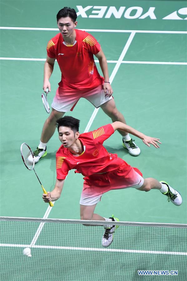 (SP)FRANCE-PARIS-BADMINTON-FRENCH OPEN-SEMIFINALS-MEN'S DOUBLES