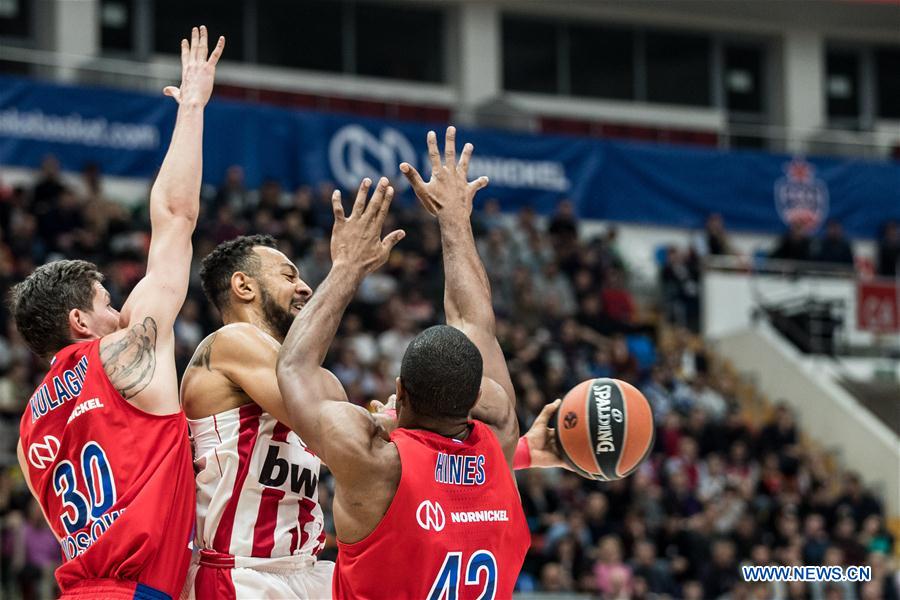 (SP)RUSSIA-MOSCOW-BASKETBALL-EUROLEAGUE-CSKA VS OLYMPIACOS