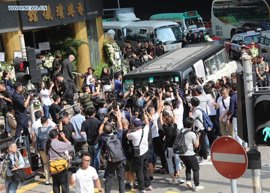 CHINA-HONG KONG-JIN YONG-CONDOLENCE (CN) 